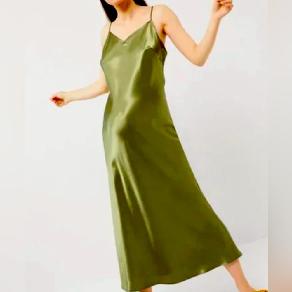 PIETRO BRUNELLI A-LINE MATERNITY SLIP DRESS sz M